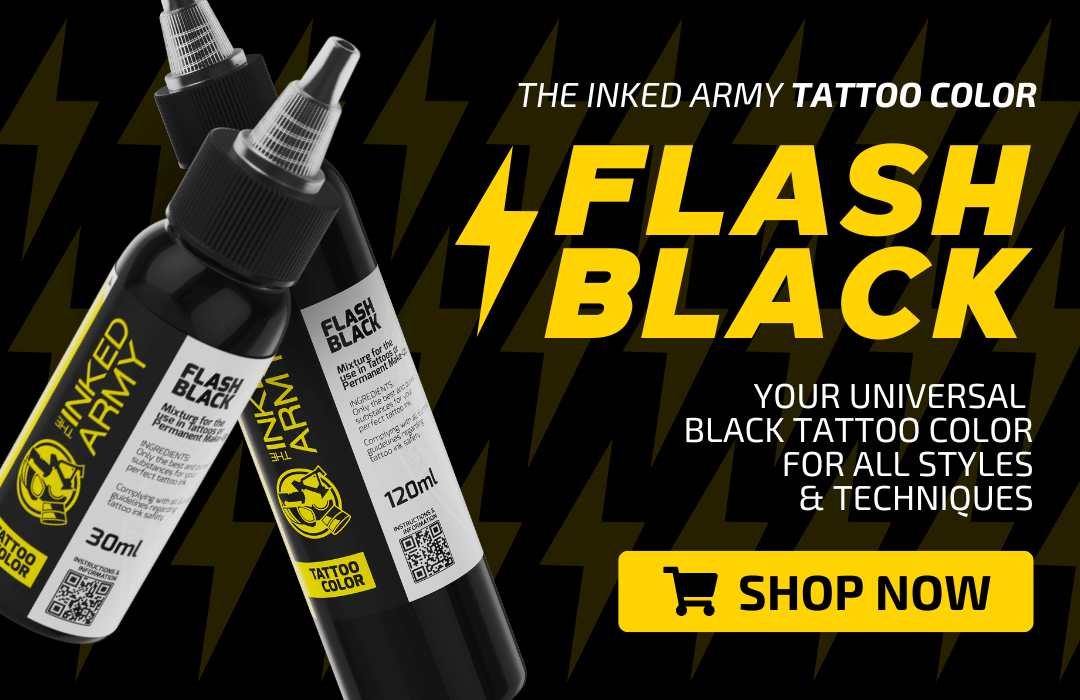 The Inked Army Tattoo Colors FLASH BLACK