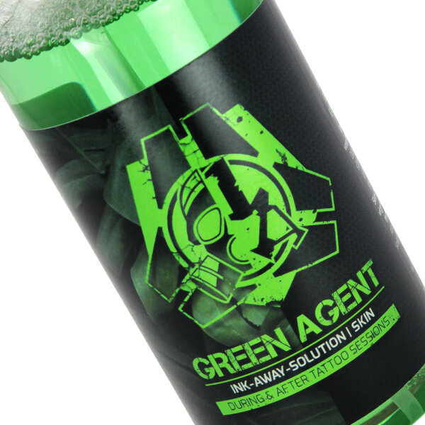 THE INKED ARMY - Cleaning Solution - Green Agent Skin SPRAY - 500 ml incl. Spray Head