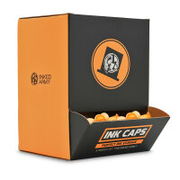 THE INKED ARMY - Ink Caps - Wide Base - Orange - Ø 17 mm - 400 pc/box