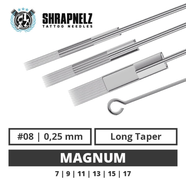 THE INKED ARMY - Shrapnelz Tattoo Needles - Magnum 0,25 LT