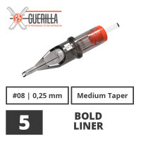THE INKED ARMY - Guerilla Tattoo Cartridges - 5 Bold...