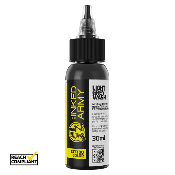 THE INKED ARMY - Tattoo Color - Light Grey Wash - 30 ml