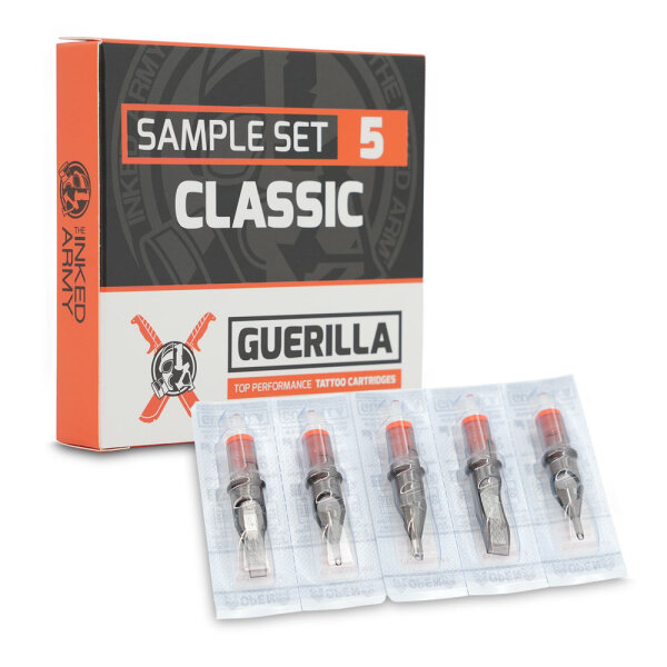 THE INKED ARMY - Guerilla Tattoo Cartridges - Classic Sample Set - 5 Cartridges